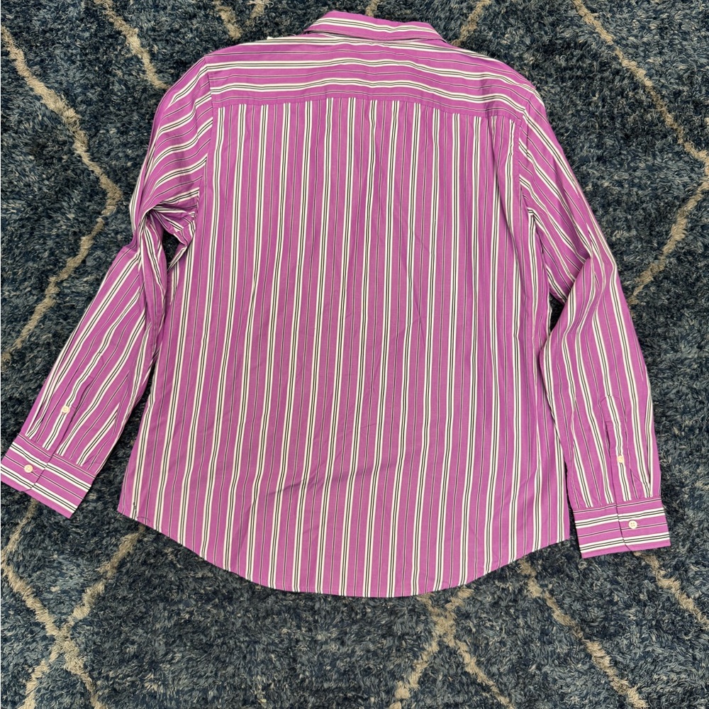 NEW Lauren Ralph Lauren Vibrant Striped Shirt - Picture 14 of 16